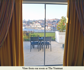 The Yeatman hotel room view